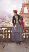 Luis jimenez aranda A Lady at the Paris Exposition (nn02) oil painting picture wholesale